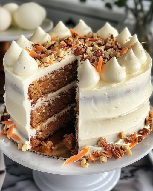 Classic Southern Carrot Cake with Cream Cheese Frosting Classic Southern Carrot Cake with Cream Cheese Frosting
