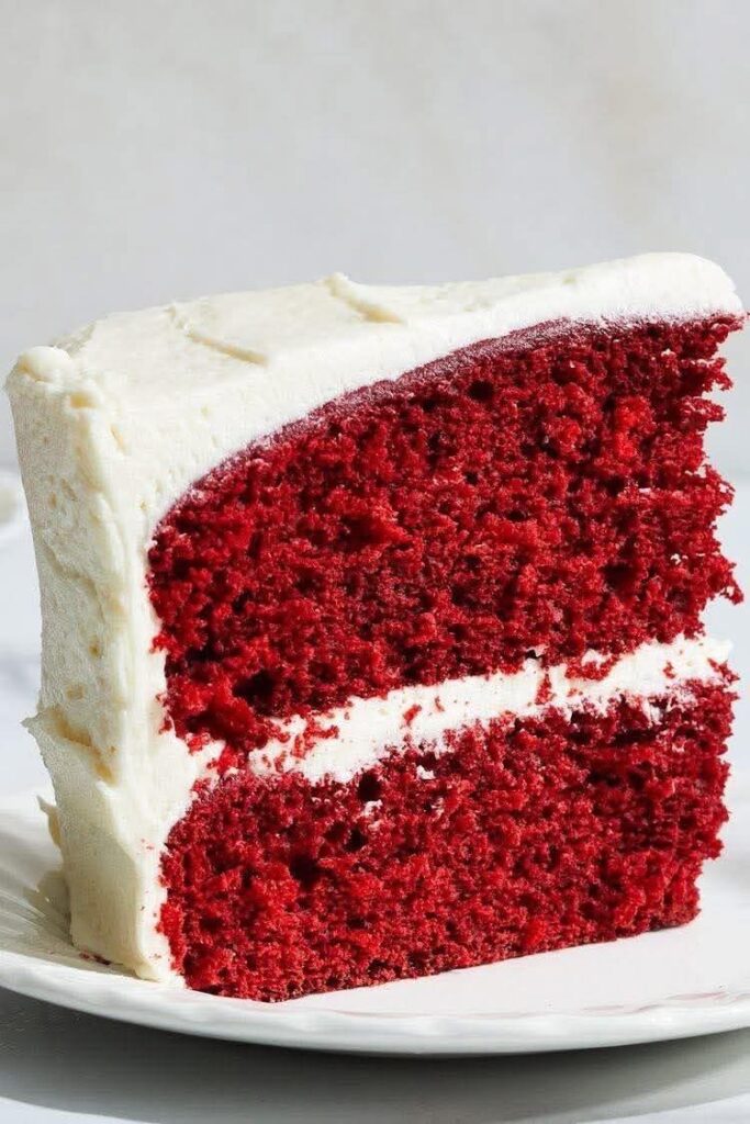 The Best Southern Red Velvet Cake with Cream Cheese Frosting